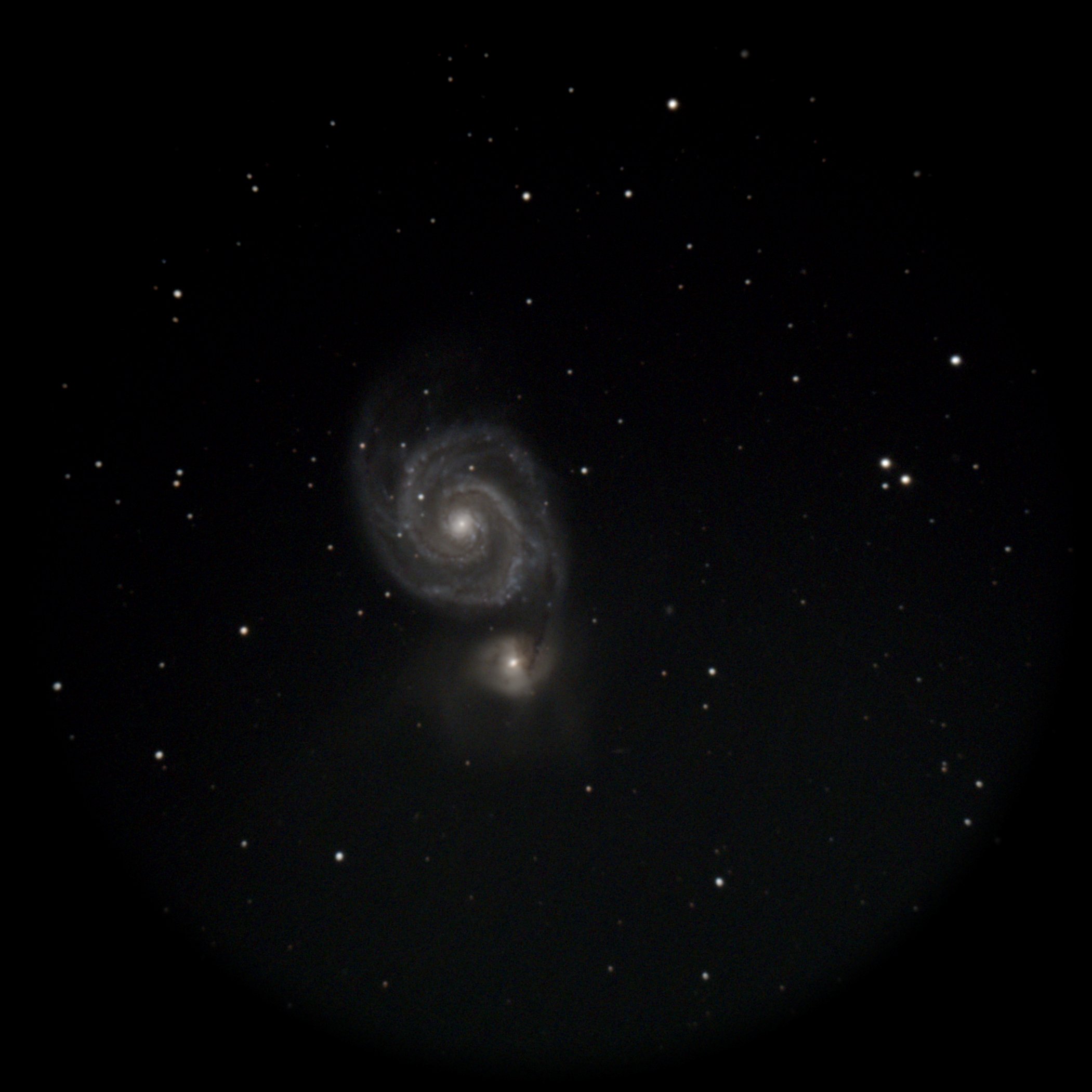 Galassia Vortice M51 - Oculare Amplificatore